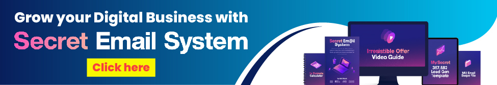 Secret Email System tag post bottom banner