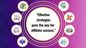 A graphic depicting 10 powerful social media marketing strategies that work, with icons representing various platforms and tactic