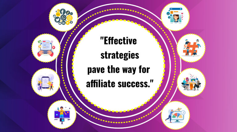 A graphic depicting 10 powerful social media marketing strategies that work, with icons representing various platforms and tactic